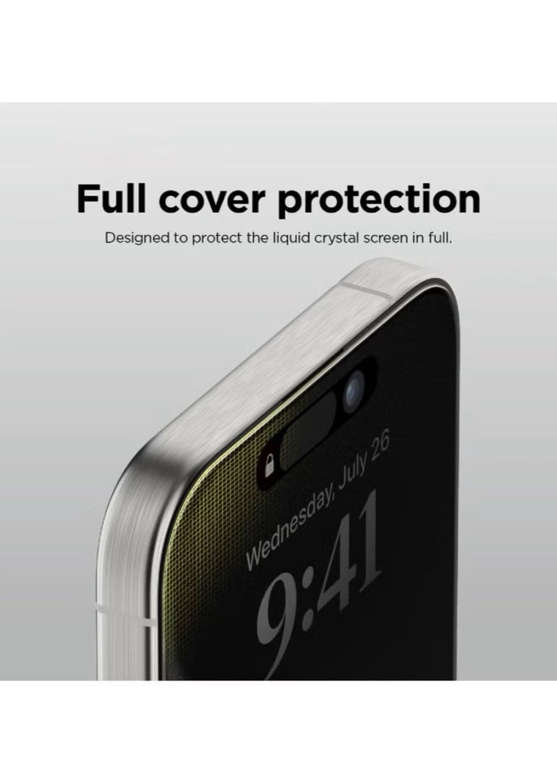 Original Tempered Dustproof Privacy Glass Screen Protector Compatible For iPhone 12  - Image 4