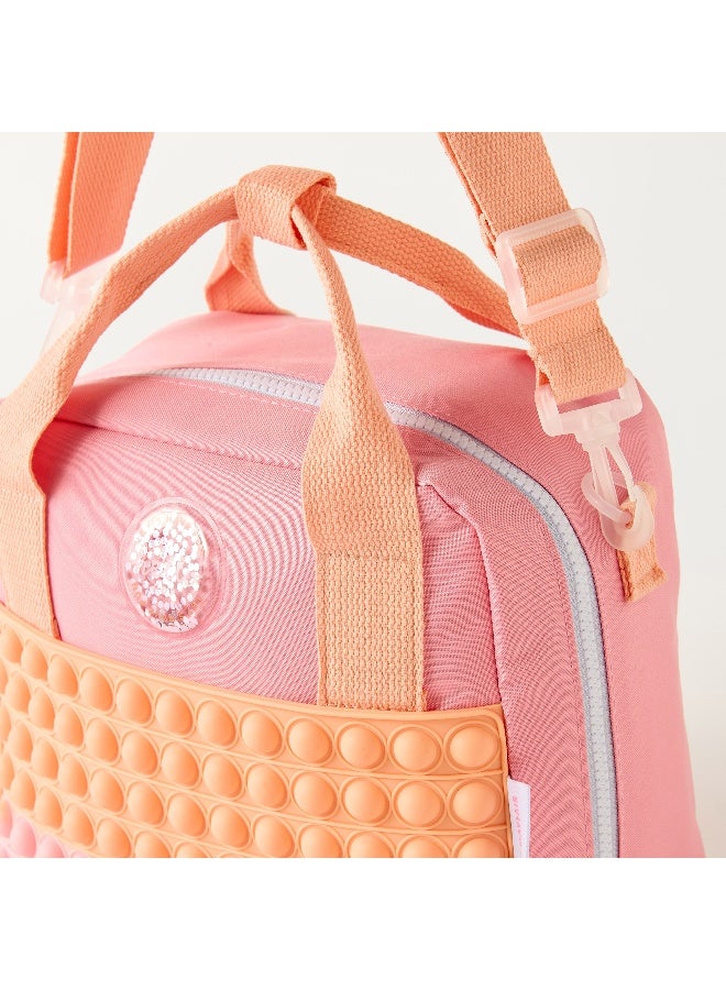Mayfair Lunch Bag - Hello Pop Pink - 1Cmprt (Polyester) Pink \ 25X23X13.5Cm - Image 3
