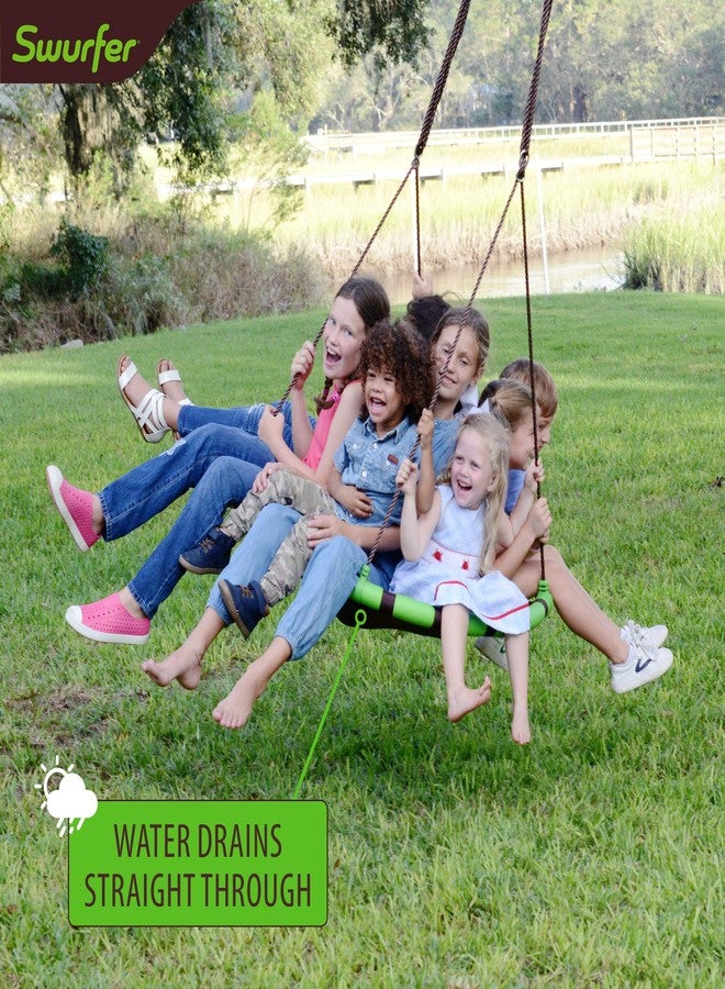 Swurfer Orbit 40 Inch Saucer Tree Swing for Kids, Outdoor Round Flying Saucer Swing Seat for Backyard, Weather Resistant, Padded Frame, Mesh, Durable, Quick and Easy Tool Free Assembly, Ages 3 and Up - Image 3
