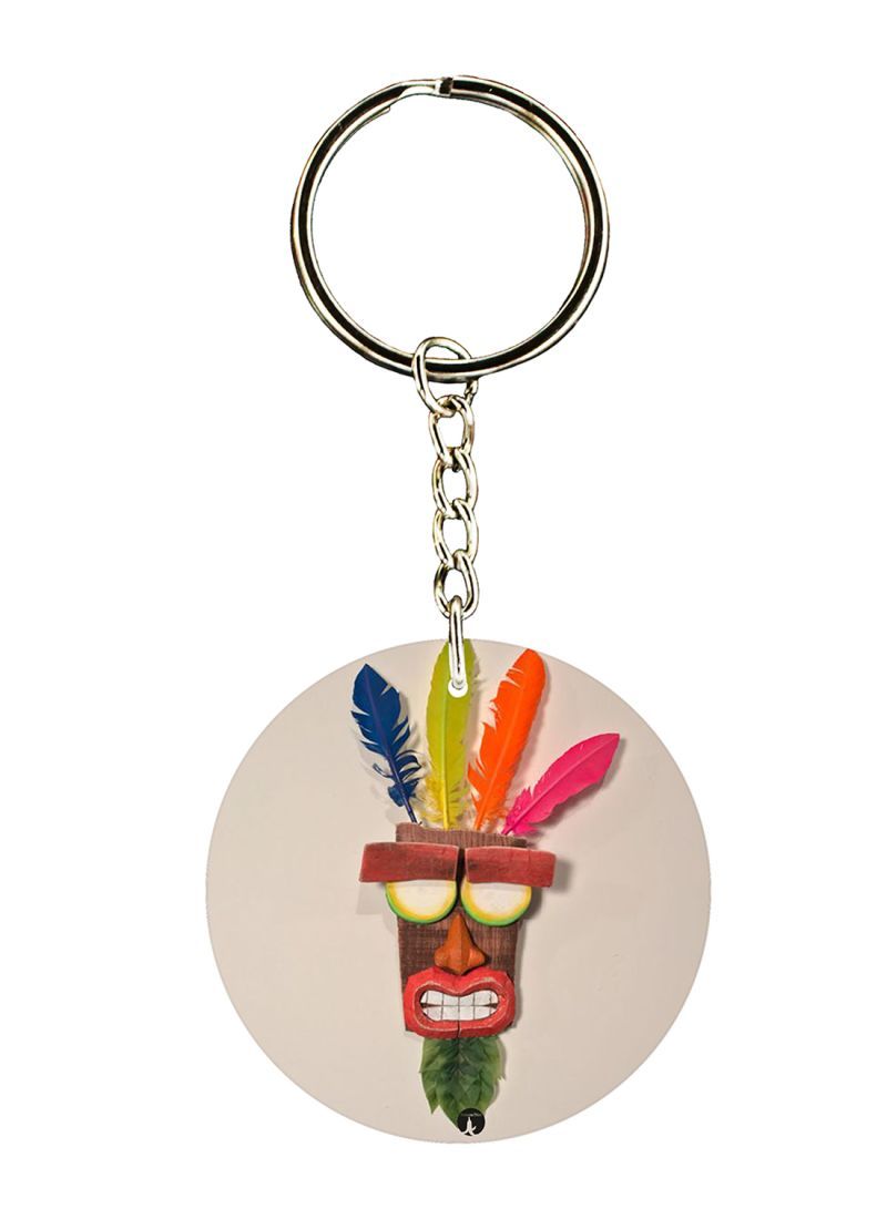 Crash Game Printed Keychain