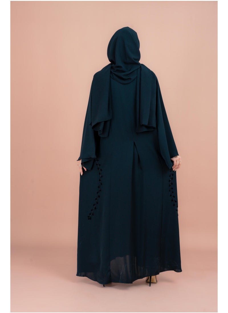 IKKXA Artisan Elegance Handwork Emirati Abaya AIK135  - Image 3