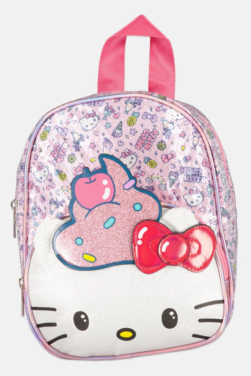 Hello Kitty Kids Girl Graphic Print Backpack, Multicolor - Image 1