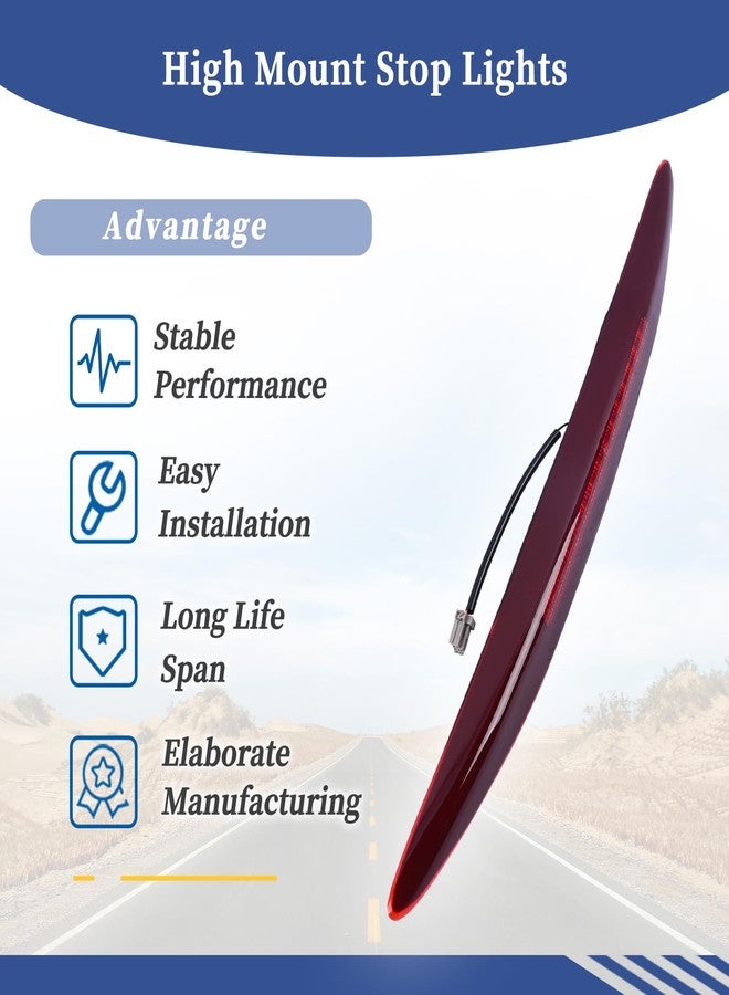 Getfarway Rear Stop Light LED High Mount Stop Light 3rd Brake Lamp Waterproof 34270-SDA-A11 34270-SDA-H11 Compatible with Honda Accord 2006 2007 - Image 5