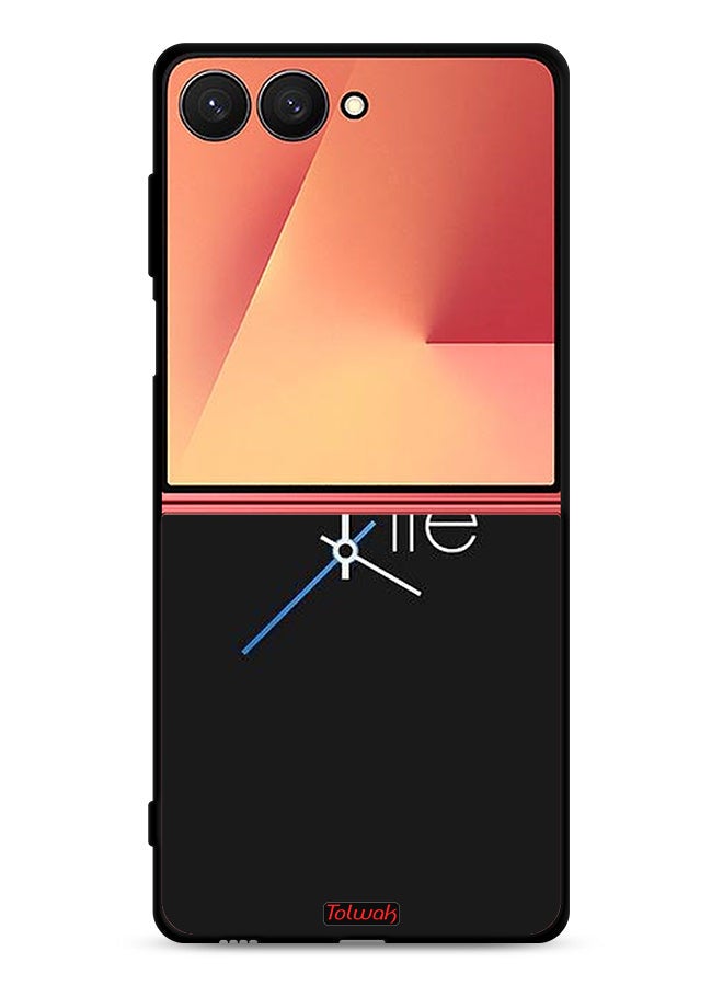 Tolwak Samsung Galaxy Z Flip7 Protective Case Cover Life Clock - Image 1