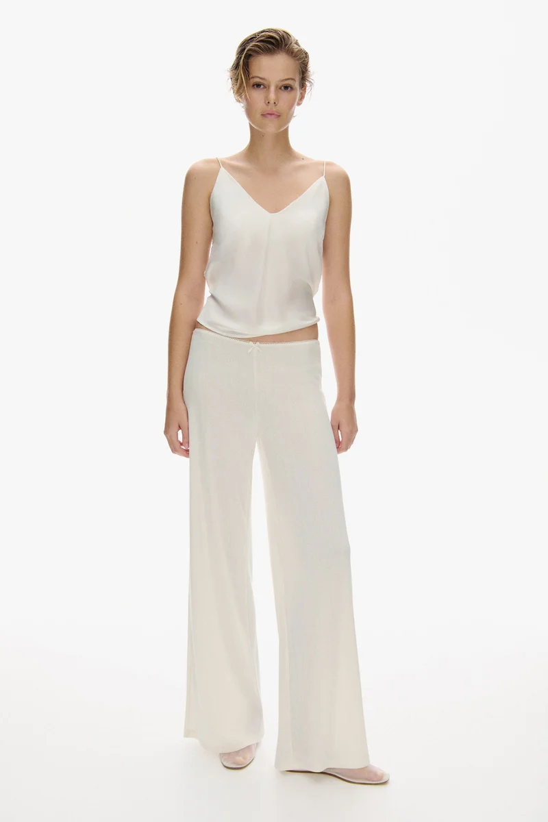 H&M Pointelle jersey trousers