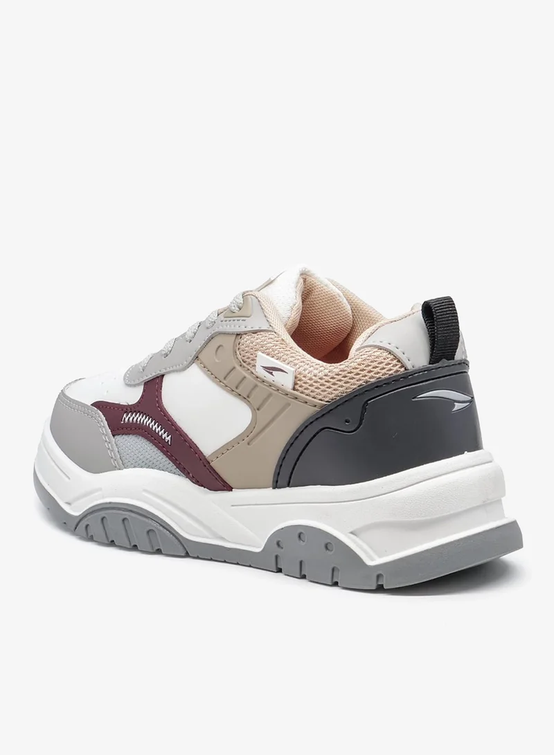 Asian  Stylish Sneakers for Women and Girls in White, Grey, and Beige for Women | Best Price UAE
