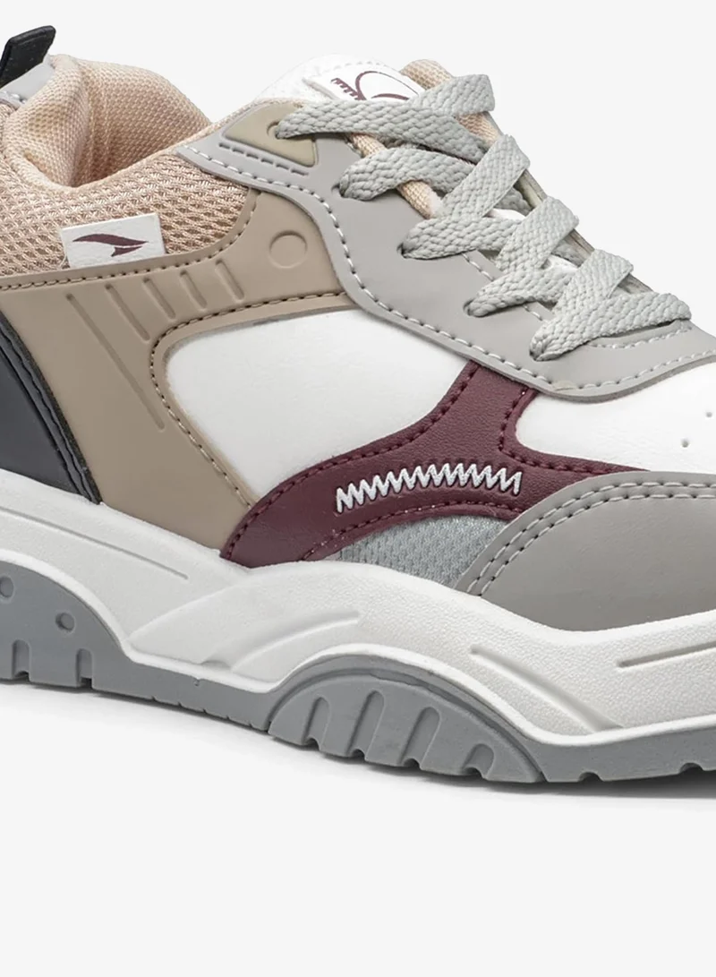 Asian  Stylish Sneakers for Women and Girls in White, Grey, and Beige for Women | Best Price UAE