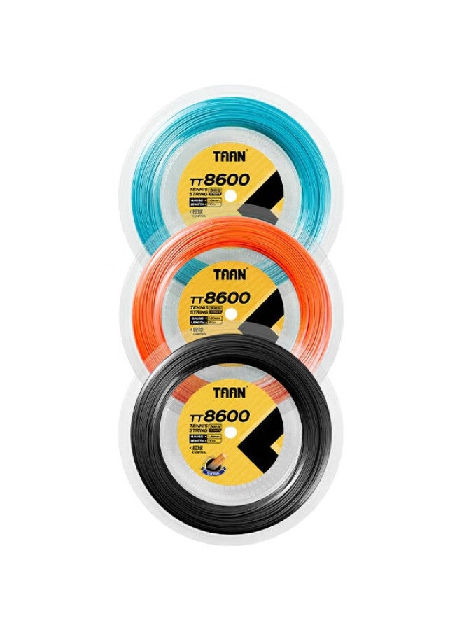 Taan Tennis String, Large Roll Tt8600, Hard String, High Elasticity, Durable, 110M, Suitable For 9 Rackets, Blue And Green, Single Roll - Image 3