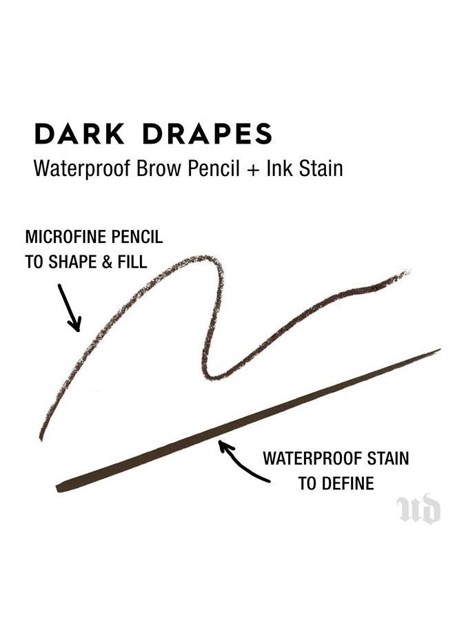 Urban Decay - Urban Decay Brow Blade Waterproof Eyebrow Pencil & Ink Stain Dark Drapes - Image 1