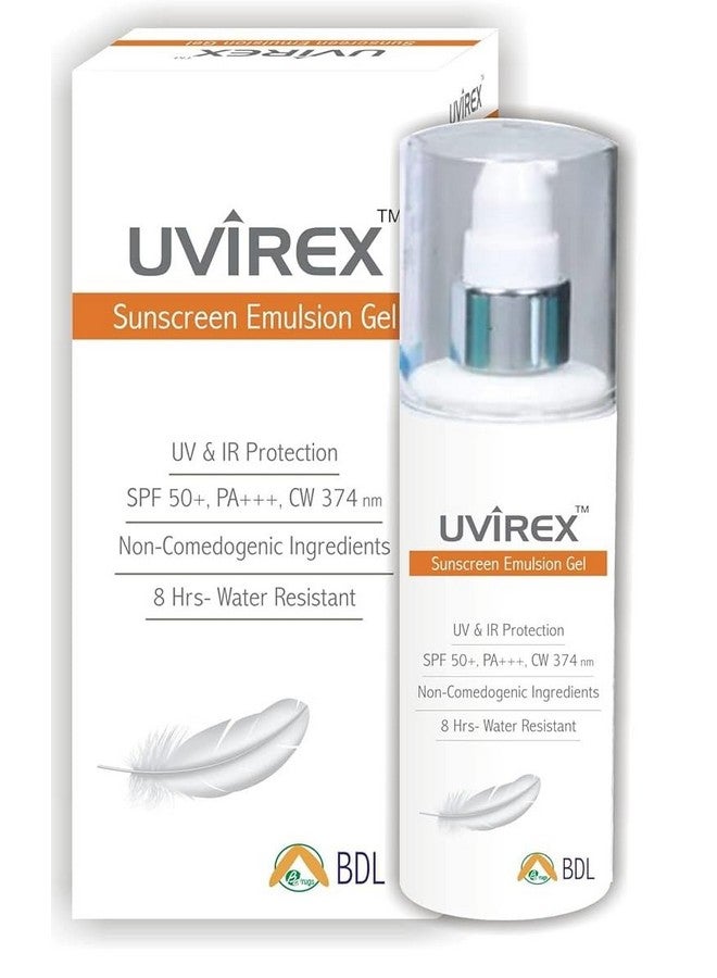 BREEMETIC Uvirex SPF 50 sunscreen Gel, 50GM (Pack 1)