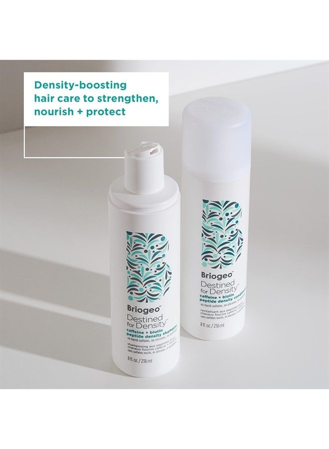 Briogeo شامبو Destined For Density ببتيد الكافيين والبيوتين لزيادة كثافة الشعر، نباتي وخالي من الفالات والبارابين، 8 أونصات - Image 3
