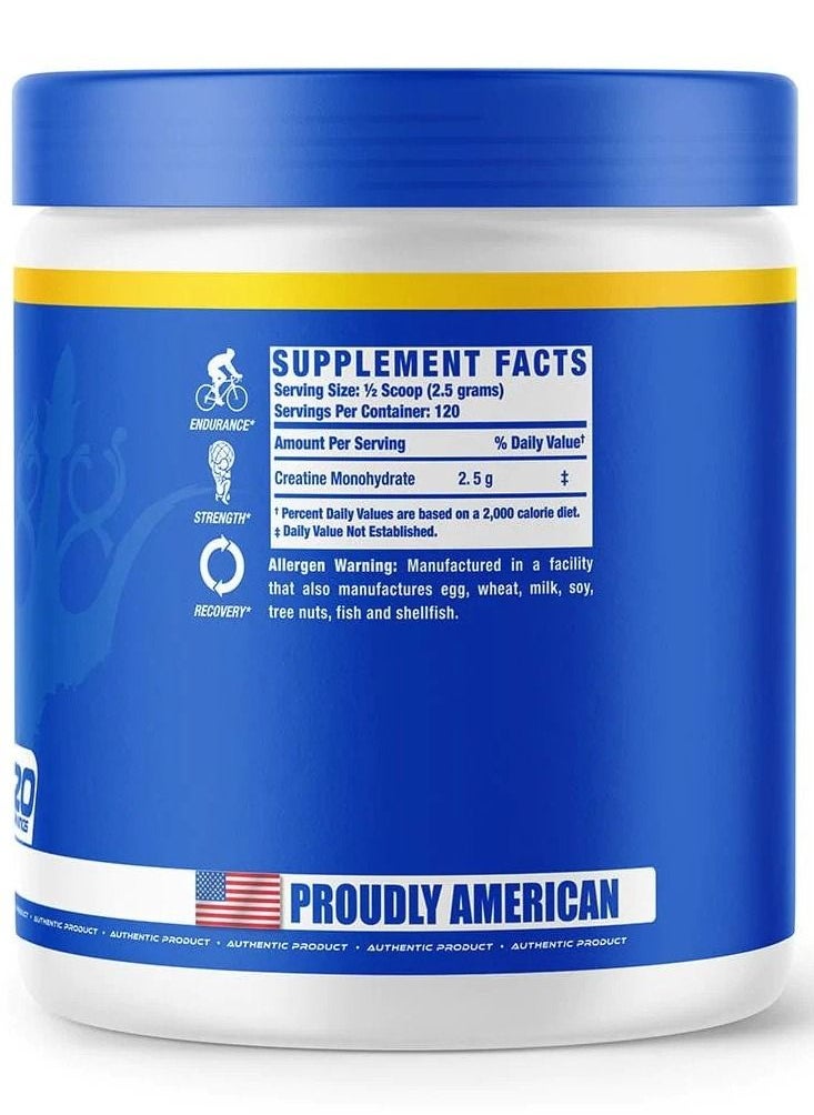 RONNIE COLEMAN Creatine XS 120 Servings Unflavored 300g  - Image 2