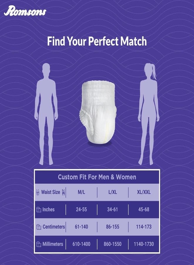 ديجنيتي حفاضات ديجنيتي الليلية للكبار - مقاس XL/XXL (10 قطع) مع مؤشر للبلل وحماية من التسرب لمدة تصل إلى 12-16 ساعة. - Image 4