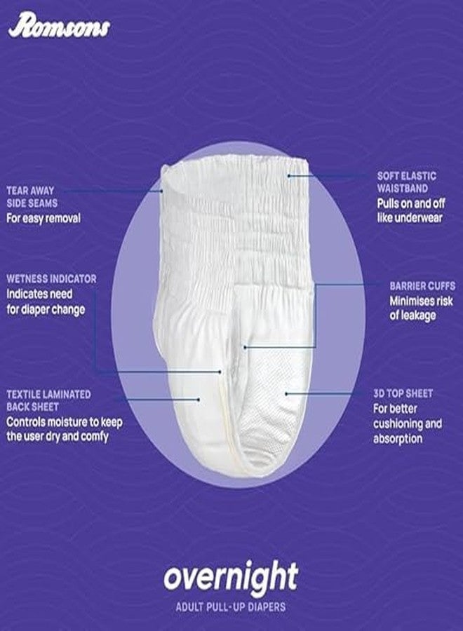 ديجنيتي حفاضات ديجنيتي الليلية للكبار - مقاس XL/XXL (10 قطع) مع مؤشر للبلل وحماية من التسرب لمدة تصل إلى 12-16 ساعة. - Image 3