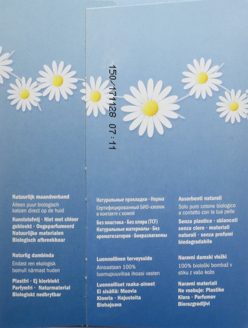 Natracare Slim Fitting Ultra Pads with Wings, Regular, Made with Certified Organic Cotton, Ecologically Certified Cellulose Pulp and Plant Starch (1 Pack, 14 Pads Total)… - Image 4