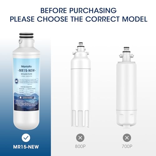 MARRIOTTO Water Filter LT1000PC Replacement for Refrigerator, Compatible with LT1000PC/PCS, LT1000PC, LT-1000PC, MDJ64844601, ADQ747935 ADQ74793504 Water Filter (1 Pack) - Image 2