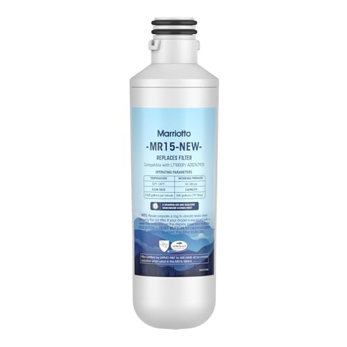 MARRIOTTO Water Filter LT1000PC Replacement for Refrigerator, Compatible with LT1000PC/PCS, LT1000PC, LT-1000PC, MDJ64844601, ADQ747935 ADQ74793504 Water Filter (1 Pack) - Image 1