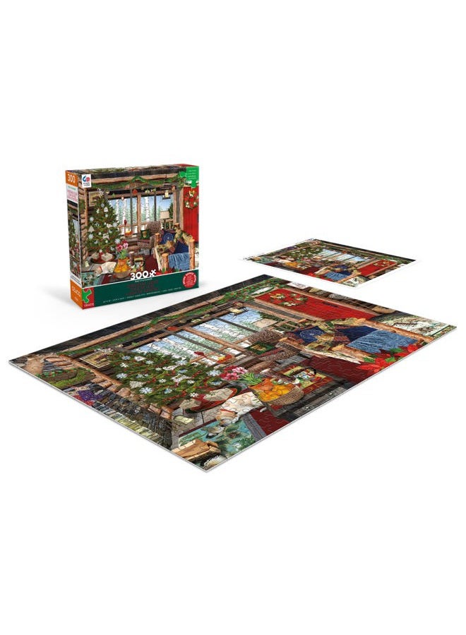 Ceaco - Tracy Flickinger - Christmas Lodge - 300 Piece Jigsaw Puzzle - Image 4
