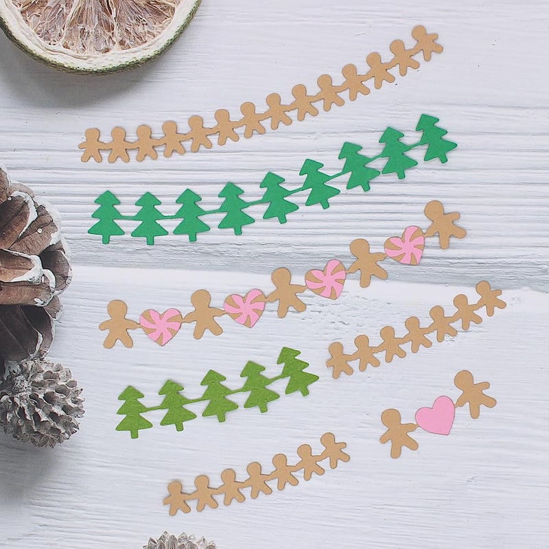KSCRAFT Christmas Garlands Metal Cutting Dies Stencils for DIY Scrapbooking Decorative Embossing DIY Paper Card