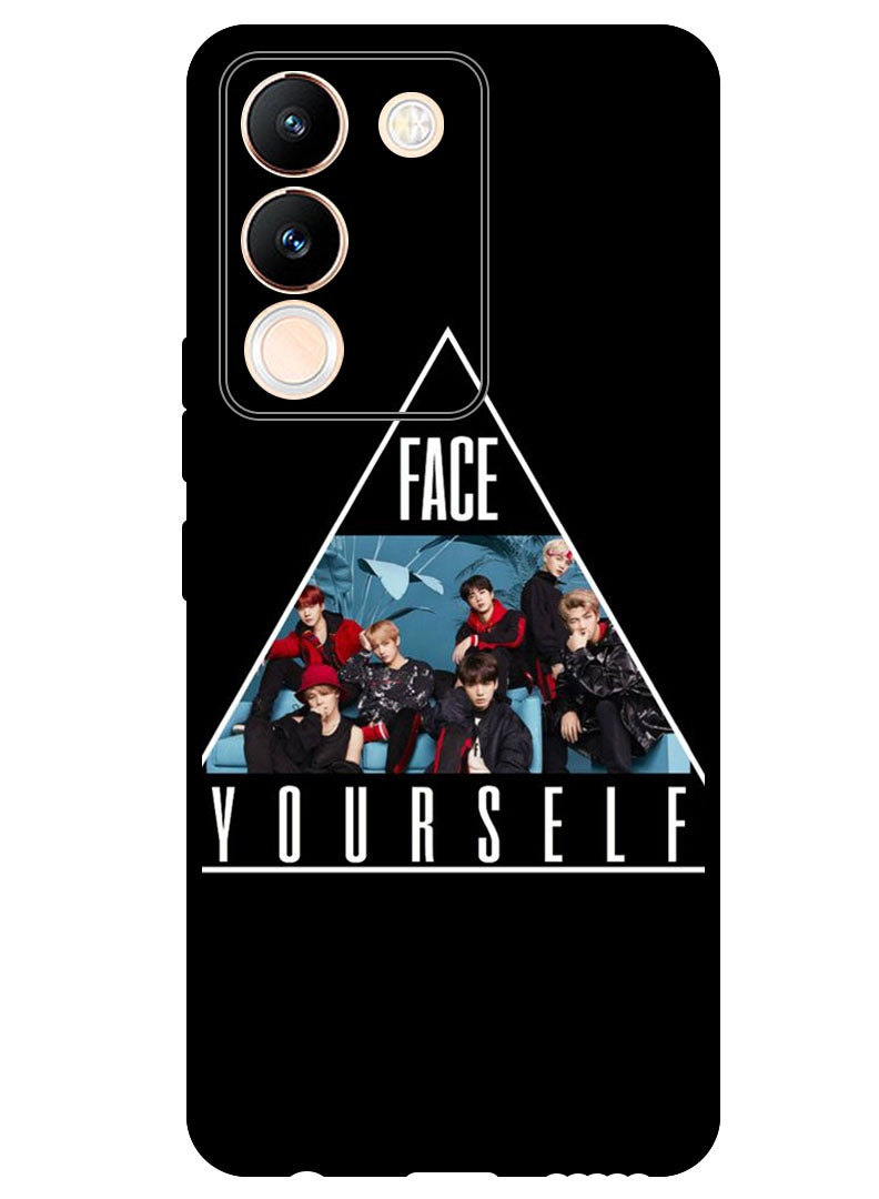 Theodor Protective Case Anti Scratch Shock Proof Bumper Cover For Vivo V29e Face yourself - Image 1