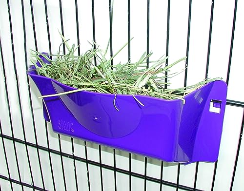 Lixit Cage Hay Rack for Rabbits and Other Small Animals (Purple) - Image 5