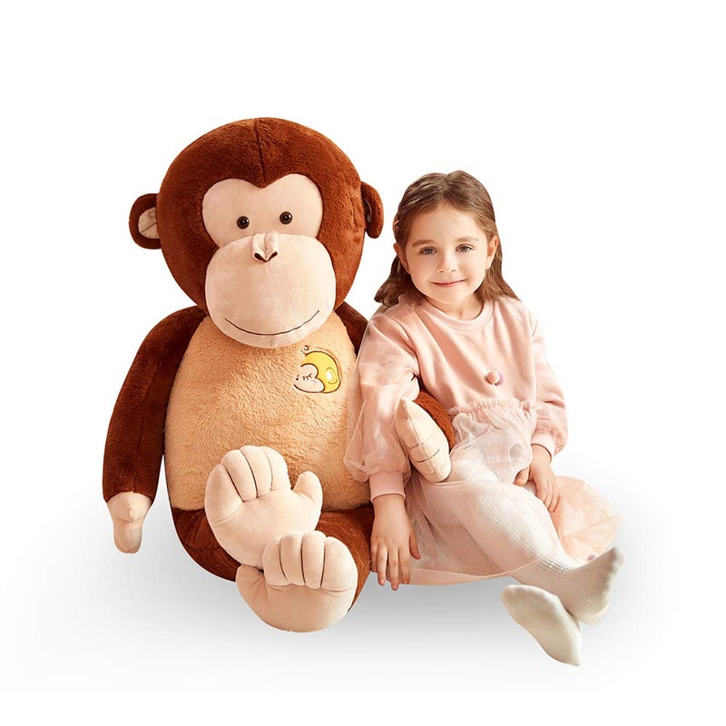 IKASA Large Monkey Stuffed Animal Plush Monkey Toy for Children (Brown  30 inches)
