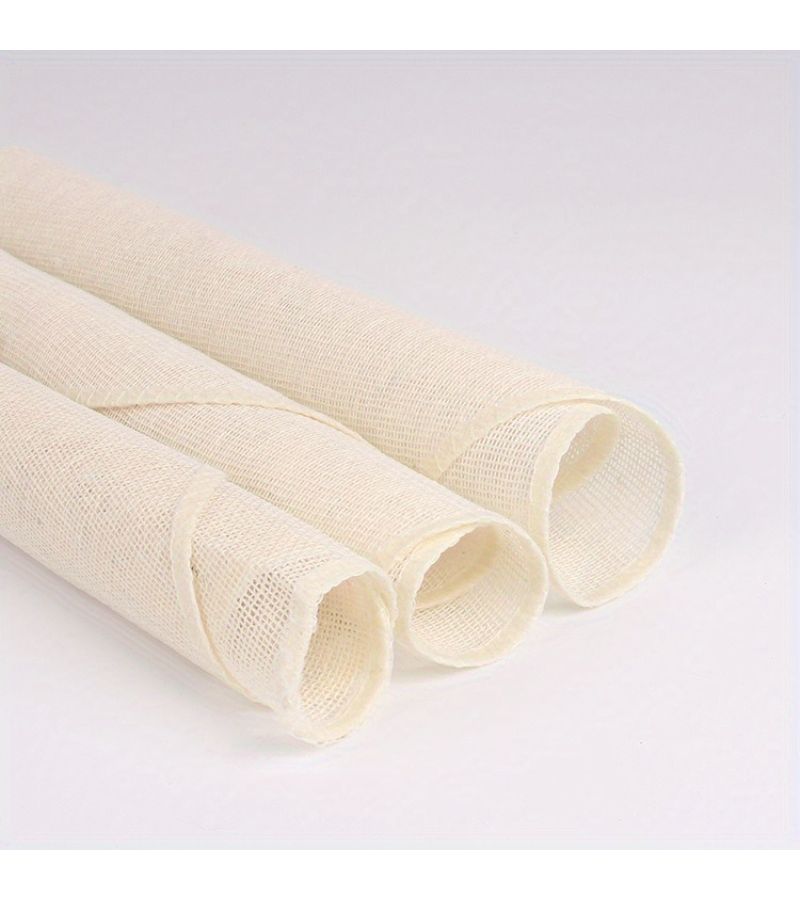 6 Pieces Round Non Stick Steamer Mats Baking Rice Cake Tray Non Slip Basket Covers for Steamed Buns and Bread - Image 2