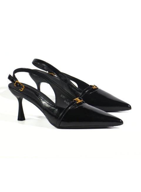 SD Felano Women's Kitten Heels - Premium Quality High Heels Pumps for Women, Comfortable Slip-On Dress Shoes with Cushioned Insole, Stylish Low Heels for Weddings, and Casual Wear