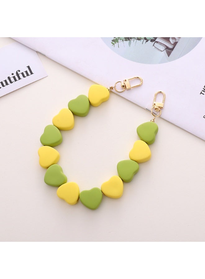 NIBEMINENT Phone Charm/ Chain Strap for Women Girls, Love Handheld Cell Phone Case Lanyard Wrist Strap - Image 1