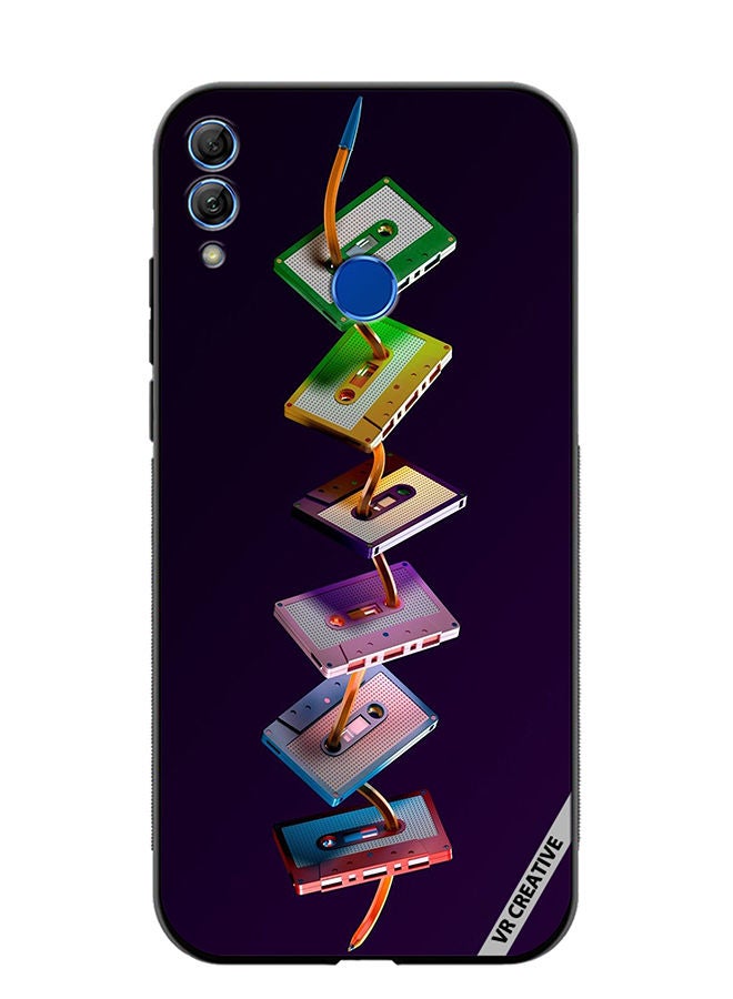 Protective Case Cover For Honor 10 Lite Multicolur Design Multicolour