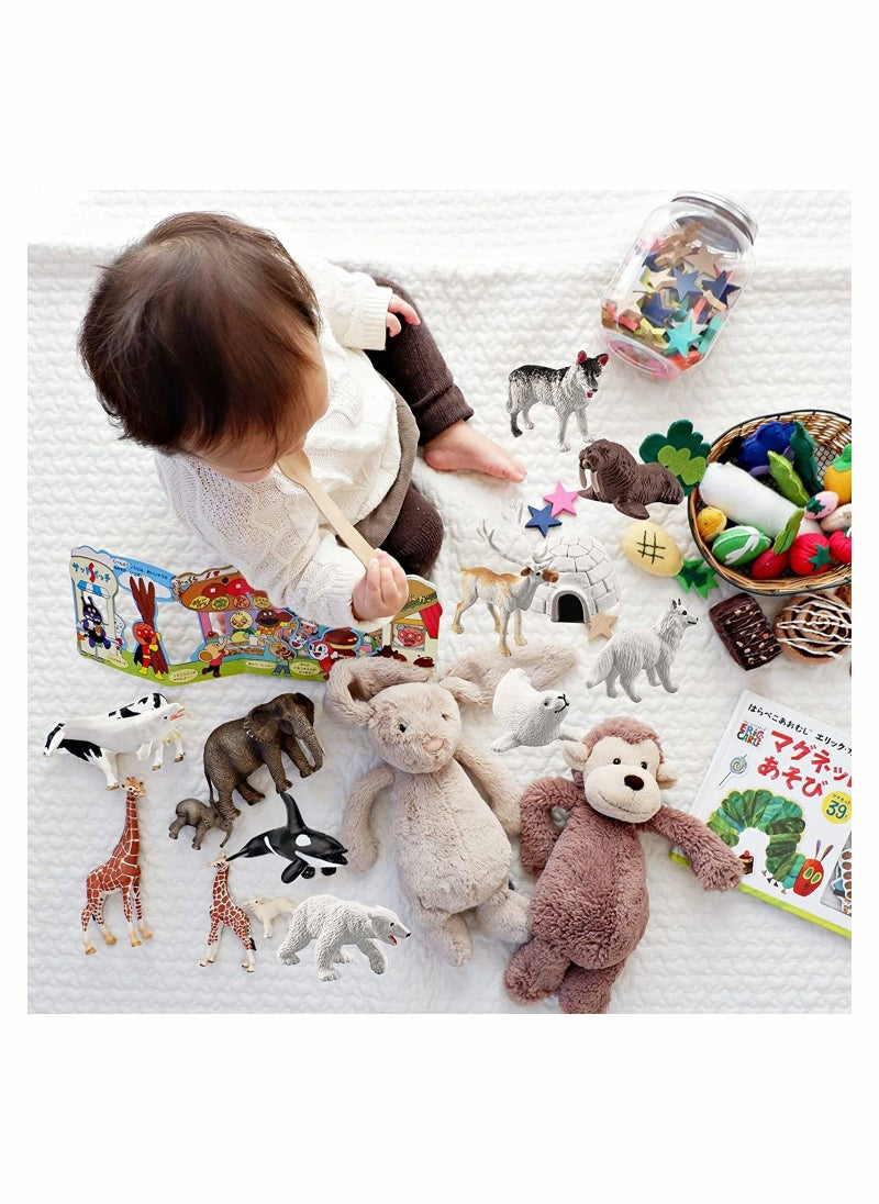 Generic - 10Pcs Polar Animals Figurines, Arctic Animal Toy Figurines Set, Realistic Animal Models, Arctic Circle Ocean Sea Animal Figurines Playset for Kids, Educational Toys - Image 1