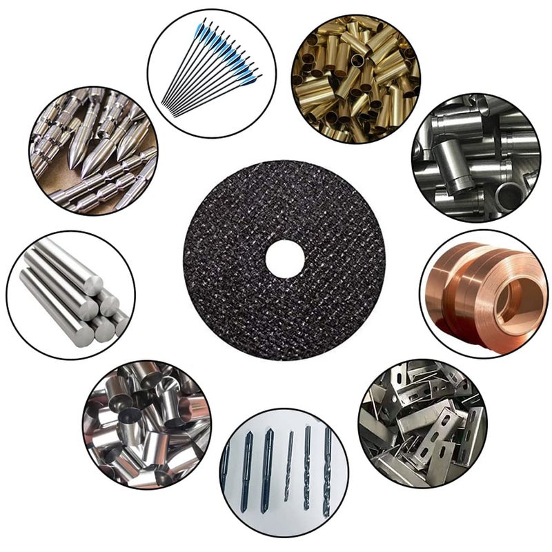 SI FANG 10 Pack 2 Inch Die Grinder Cut Off Wheels Mini Metal Cutting Disc 2'' x 1/16'' x 3/8'' Arbor Cutting Wheels for Angle Grinder Cut Off Tool Metal Steel Rotary Tool Accessories Drill Attachment - Image 4