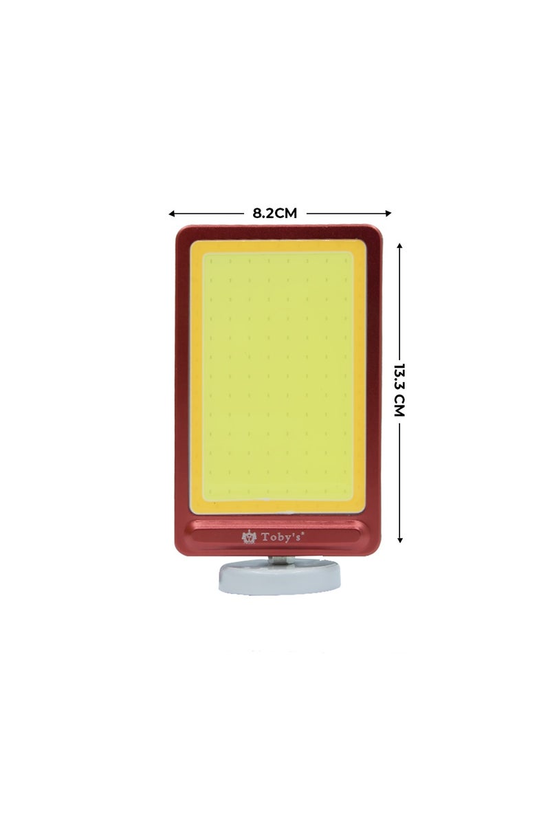 Toby's Tobyâ€™S Crl-N15-Wy Red 152-Led Work Light  27W Portable Lamp For Camping, Car Repair, Outdoor Use With 3M Cable & Cigarette Lighter - Image 5