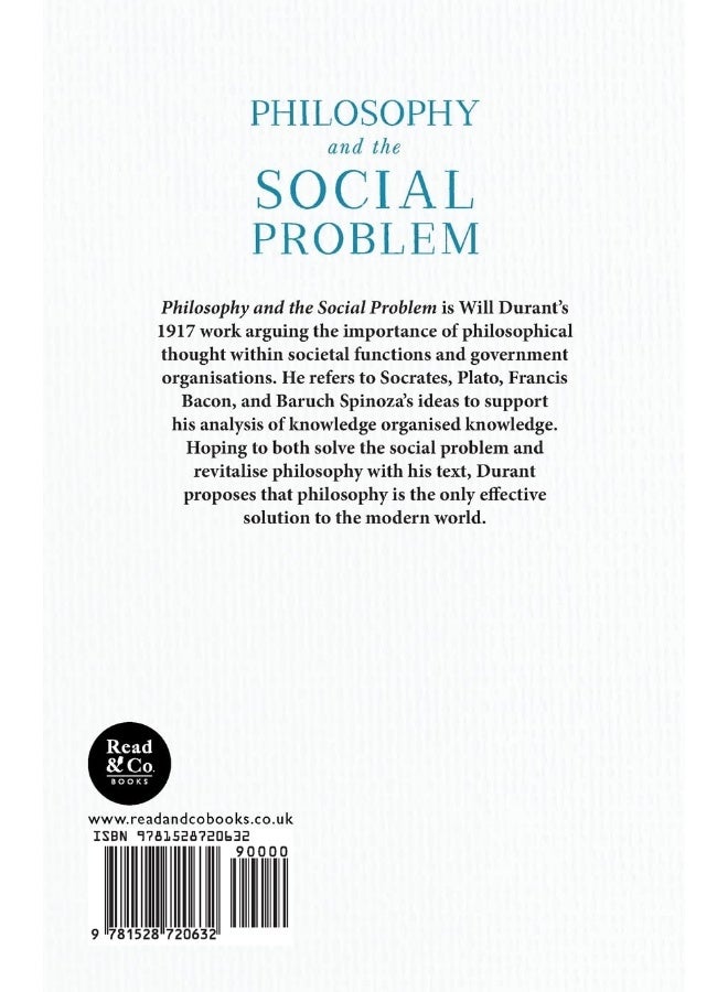 Read & Co. Books Philosophy and the Social Problem;Including a Critical Review  - Image 2
