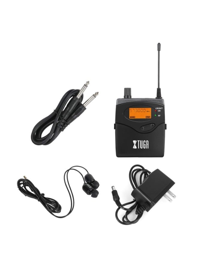 نظام مراقبة داخل الأذن للمغني على المسرح XTUGA RW2080 UHF مع جهاز استقبال BodyPack واحد - Image 2