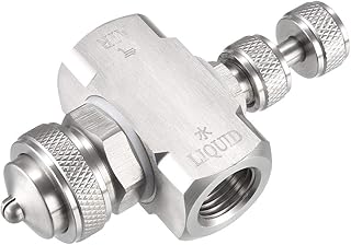 uxcell uxcell Air Atomizing Nozzle, 1/4BSPT Misting Low Pressure Siphon Fan-Shape Spray Tip  - Image 1