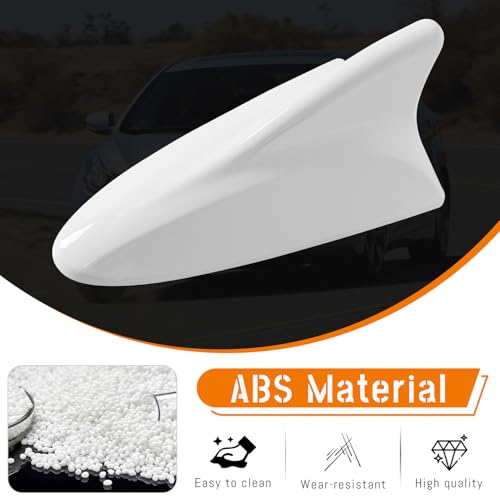 AMSPRAC Shark Fin Antenna Cover Compatible with for Elantra Sedan MD 2011-2016,for Hyundai Sonata Sedan YF 2009-2014 w/GPS,for Genesis Sedan BH 2008-2013,96210,962103Q800,962103X100NKA (White) - Image 5