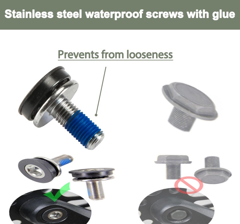 Thinvik Square Tapered Bottom Bracket - 68mm English BSA Compatible with Shimano BB-UN26/BB-300/BB-100/BB-101, 68mm x 108 110 113 116 118 122.5 127 - Image 4