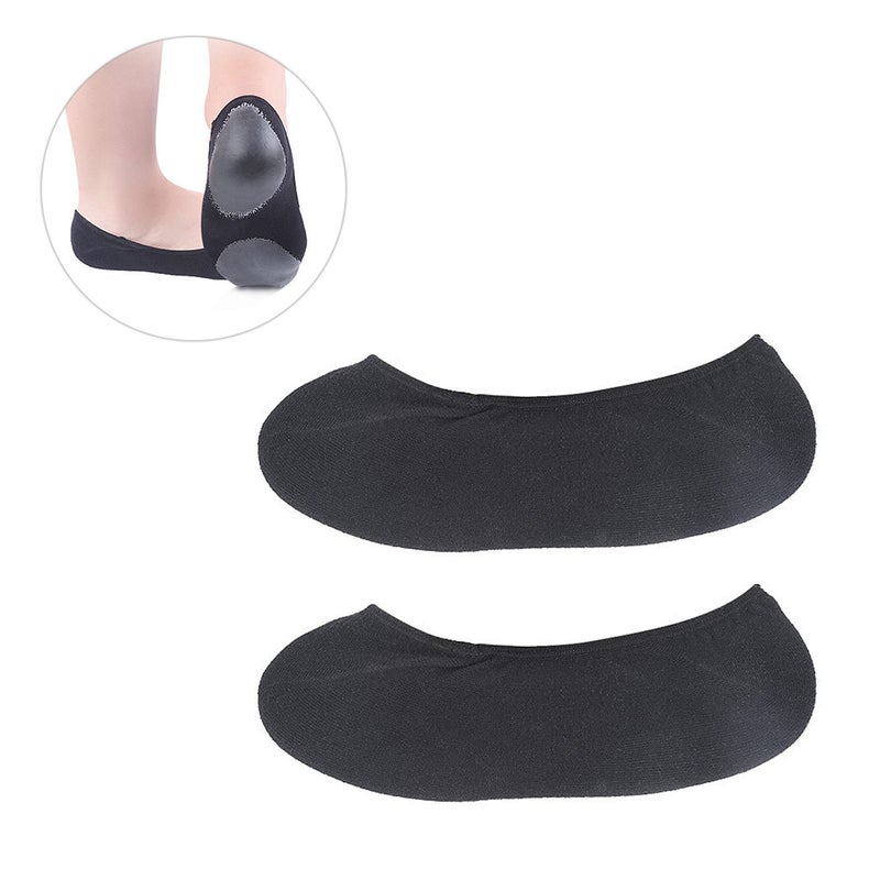 1 Pair of Gel Ankle Sock Low-cut Foot Socks Moisturizing Foot Protector Foot for Girls Black - Image 5