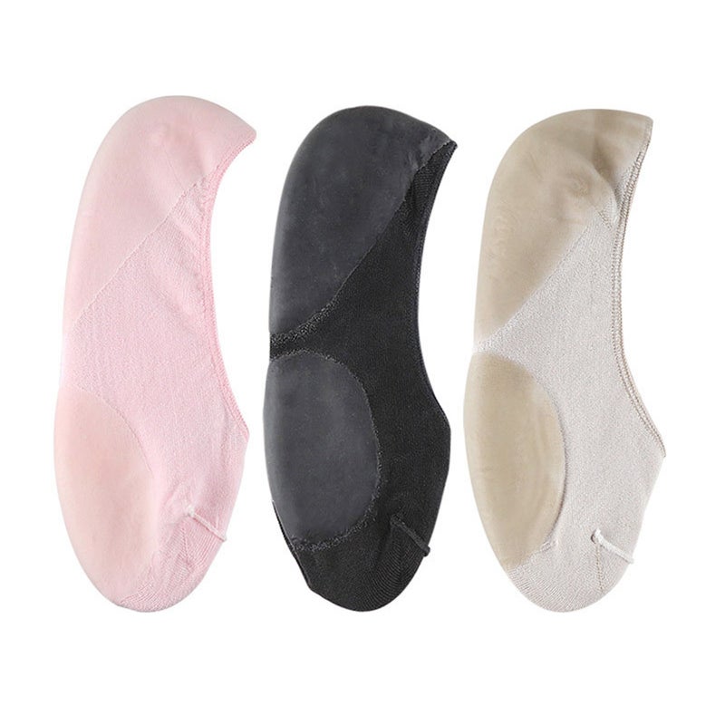 1 Pair of Gel Ankle Sock Low-cut Foot Socks Moisturizing Foot Protector Foot for Girls Black - Image 1