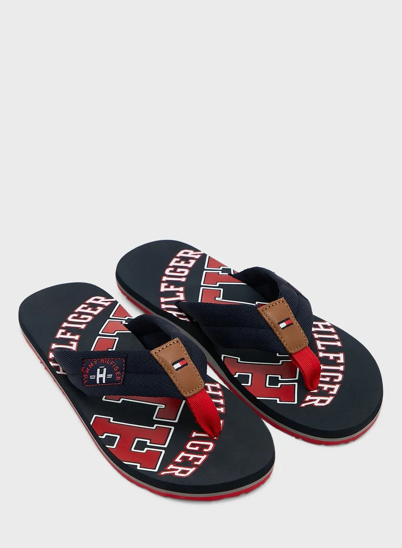 TOMMY HILFIGER Logo Flip Flops