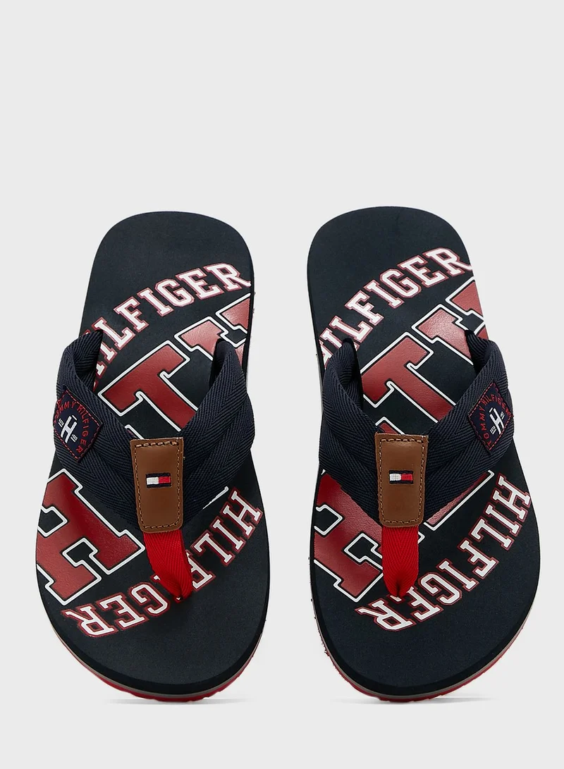 TOMMY HILFIGER Logo Flip Flops