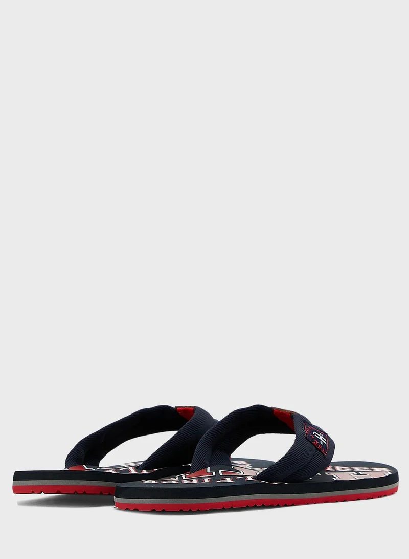 TOMMY HILFIGER Logo Flip Flops