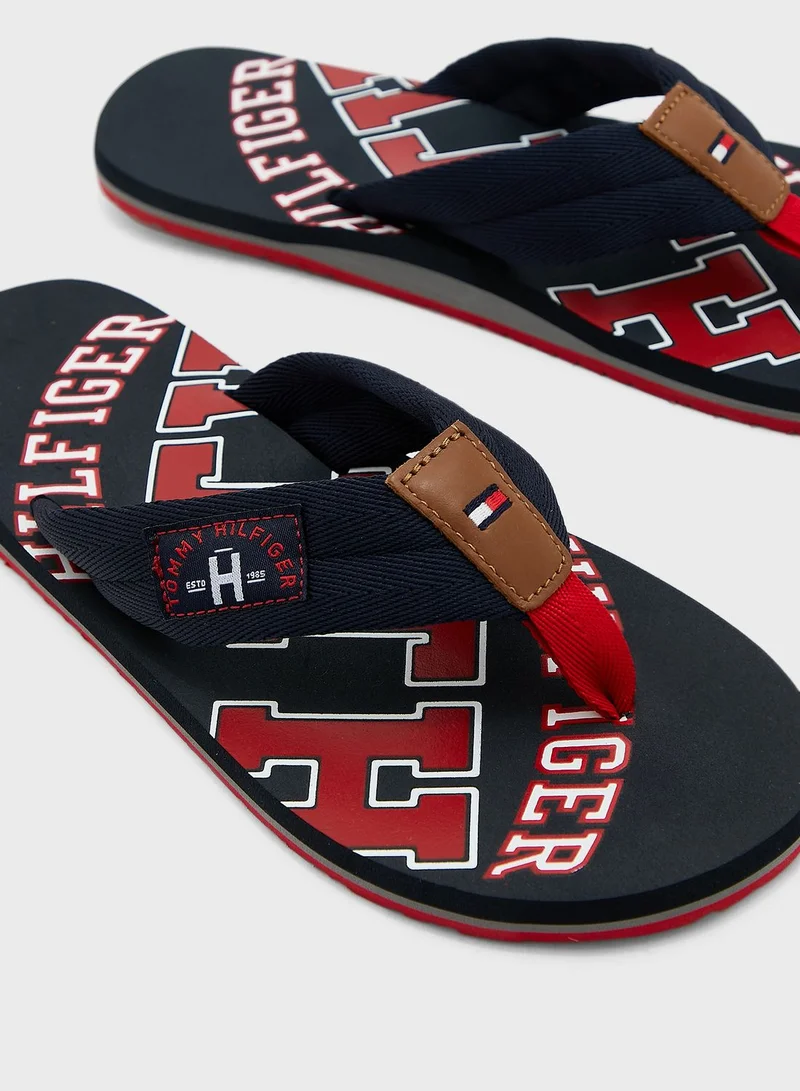 TOMMY HILFIGER Logo Flip Flops