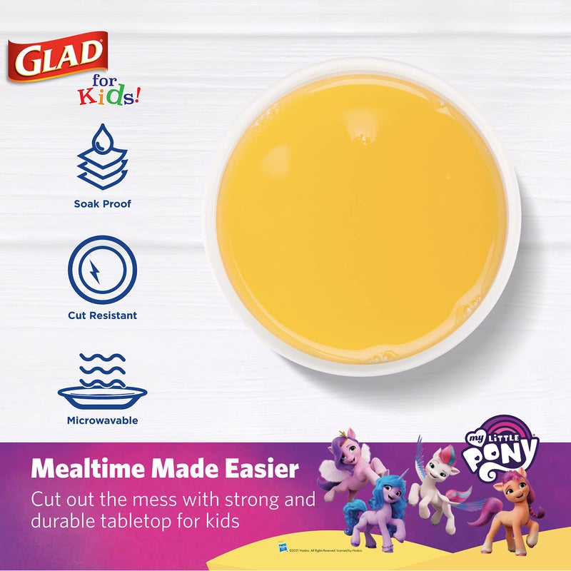 Glad For Kids My Little Pony Paper Cups | My Little Pony Cups With Stripes  Kids Drinking Cups | My Little Pony Unicorn Paper Cups For Everyday Use  9 oz Paper Cups 200 Ct - Image 3