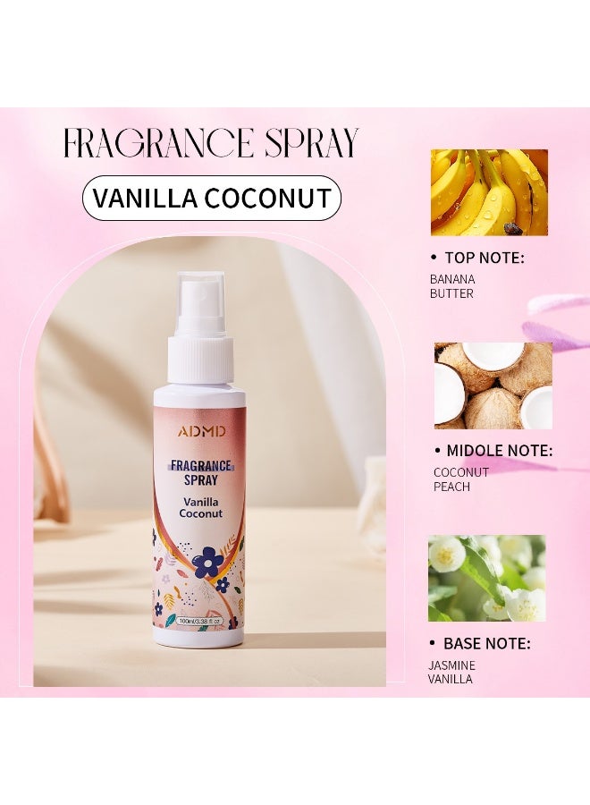 أ.د.م.د.م.د رذاذ عطري للشعر والجسم من ADMD - فانيليا وجوز الهند - Image 1