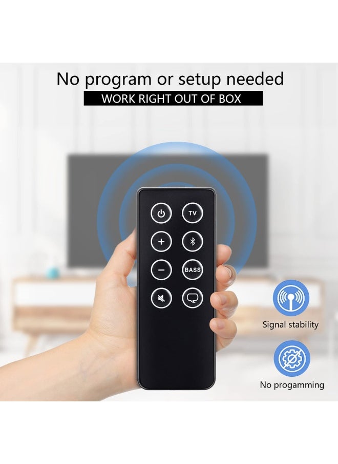 Chunghop Bluetooth Remote Control Compatible With Bose Solo 5 10 15 Series Ii Tv Sound System 732522-1110 418775 Tv Soundbar System  For Bose Solo Series Ii Tv Speaker Remote  With Cr2025 Battery