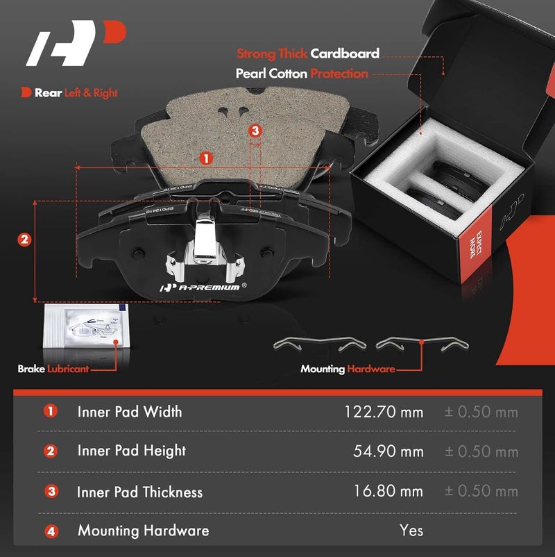A-Premium Rear Drilled and Slotted Brake Kit for Mercedes-Benz - Image 2