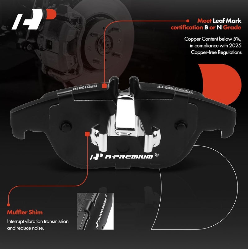 A-Premium Rear Drilled and Slotted Brake Kit for Mercedes-Benz - Image 5