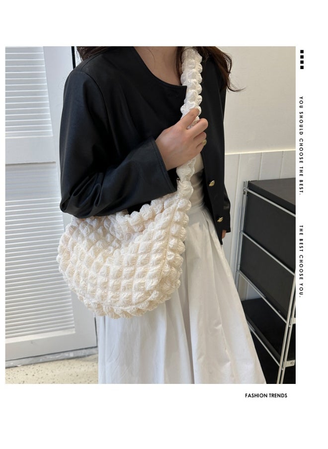 Generic - New Large Capacity Cloud Bag for Work - Stylish Commuter Lunch Tote and Shoulder Handbag - Image 1